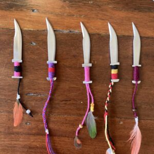 Mini Bushcraft Knife with free gift box