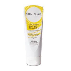 Sun Time SPF50 Sunscreen Lotion 125ml - essential for horse people